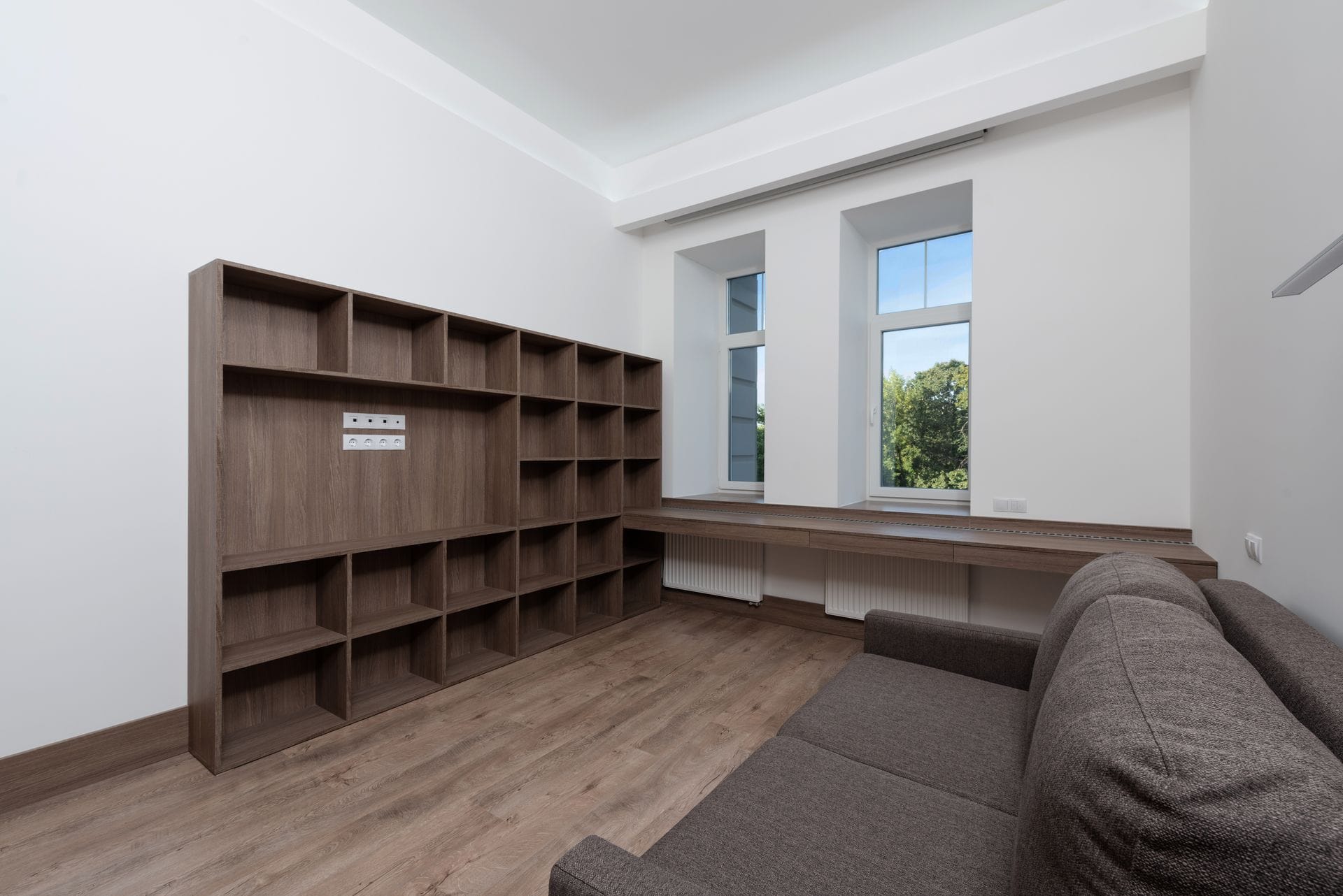 Bespoke made-to-measure shelving by a carpenter in Hillcrest